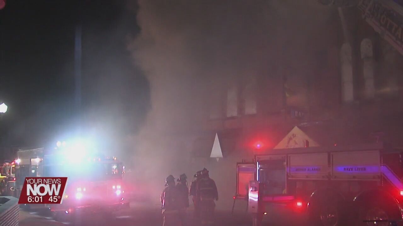 Community in shock after fire destroys historic building and more in Columbus Grove